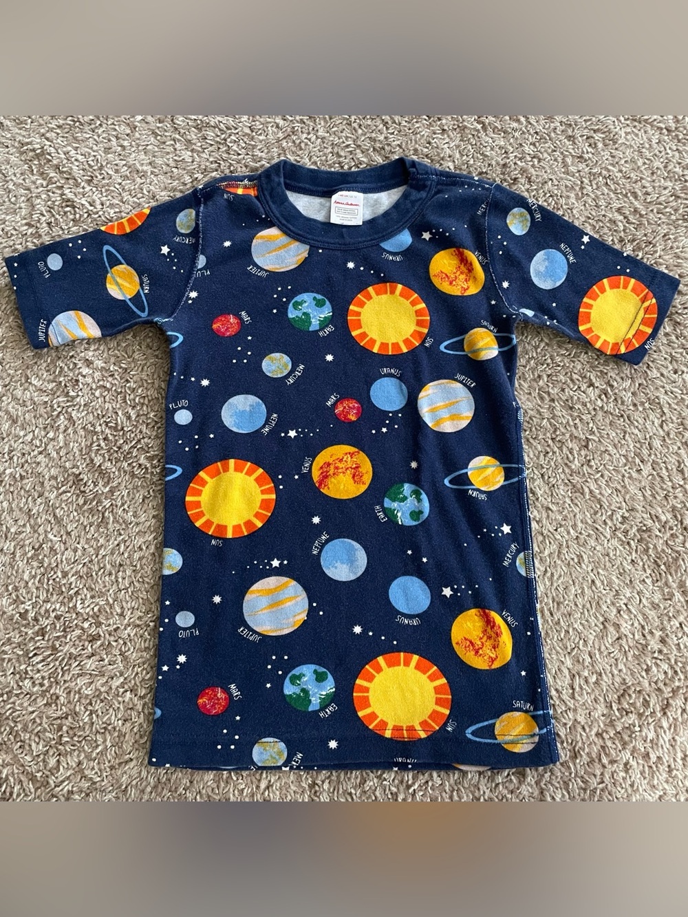 Hanna Andersson solar system pajama top